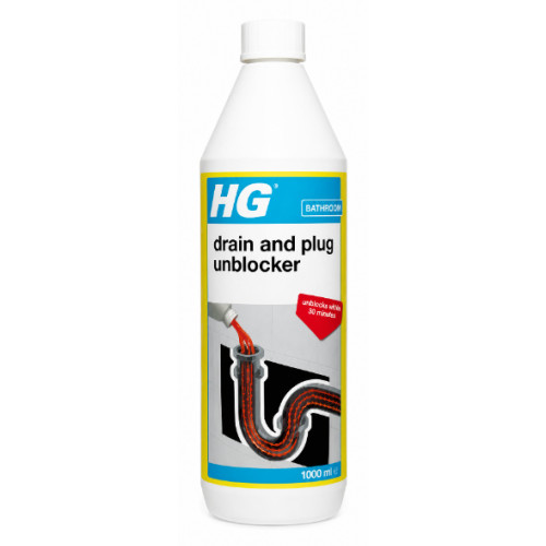 Засіб для усунення засмічень у трубах HG Liquid Drain Unblocker, 1000 мл